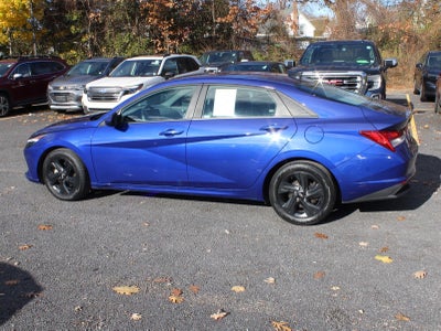 2022 Hyundai Elantra Hybrid Blue