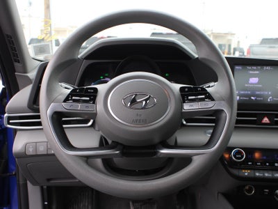 2022 Hyundai Elantra Hybrid Blue